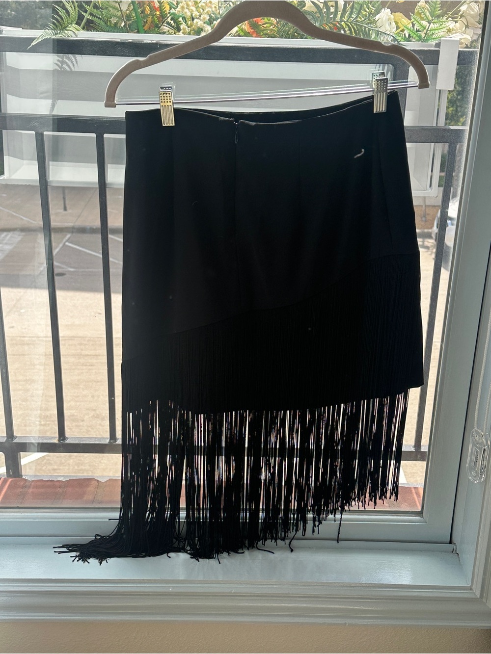 Cache vintage fringe asymmetrical skirt - Picture 8 of 8